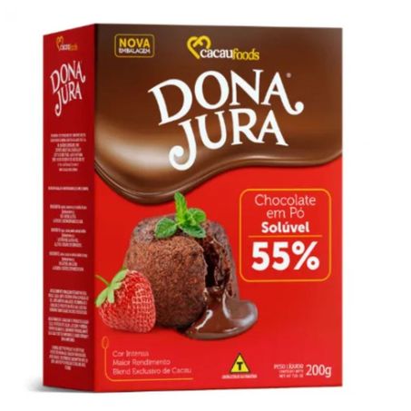 CACAU 55% DONA JURA 200G