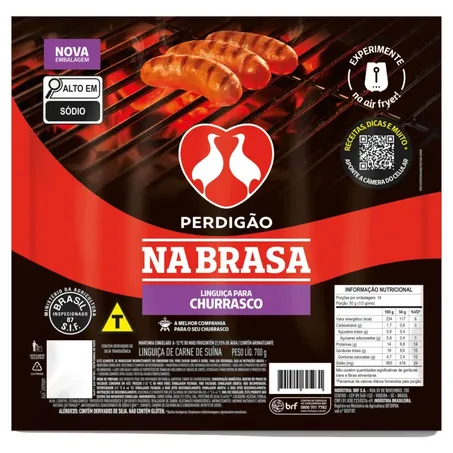 Linguiça churrasco nabrasa perdigão 700g