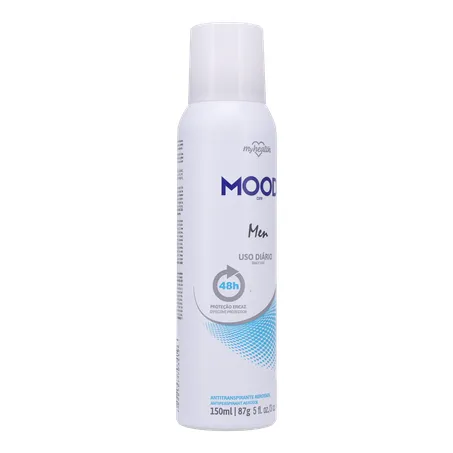 Antitranspirante Aerossol Mood Care Men Frasco Spray 260ml 360-32