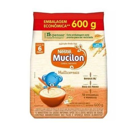 Cereal Infantil Mucilon 600g Sache Multicereais
