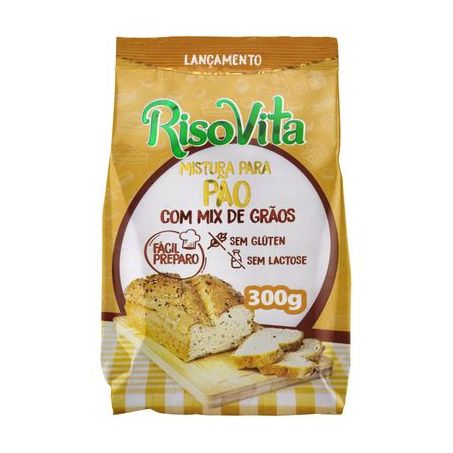 Mistura p/pao risovita mix graos 300g