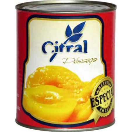 Pessego calda citral 400g metades