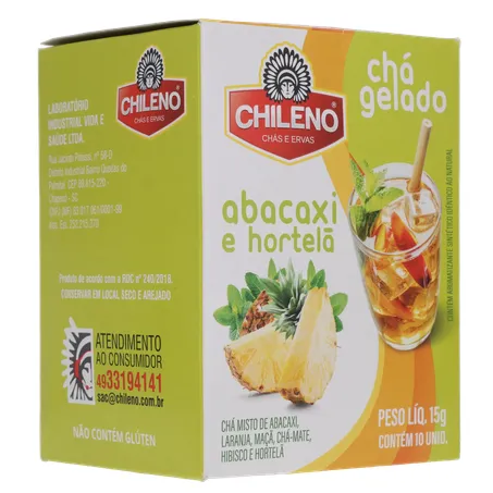 Cha chileno gelado abac/hort 15g 360-14