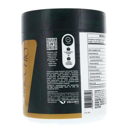 Pasta de Amendoim Nutrata Bacio Di Latte Sabor Pistache 400g 360-14