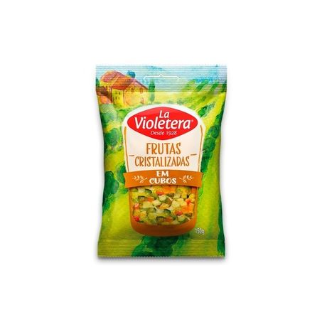 FRUTA CRISTALIZADAS CUBOS LA VIOLETERA 150G