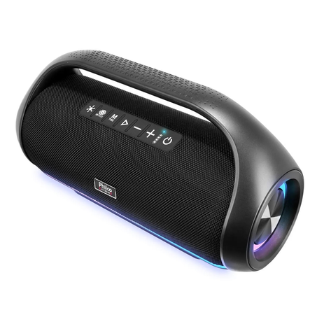 Caixa De Som Philco Speaker Preta BT PBS220 360-1