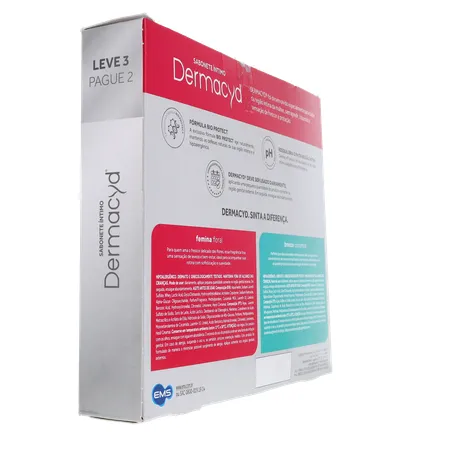 KIT SABONETE ÍNTIMO LÍQUIDO DERMACYD BREEZE CAMOMILA 200ML + 2 UNIDADE FEMININA FLORAL 200ML LEVE 3 PAGUE 2 360-12