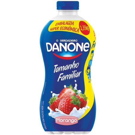 DANONE IOGURTE C/POLPA 1350G MORANGO