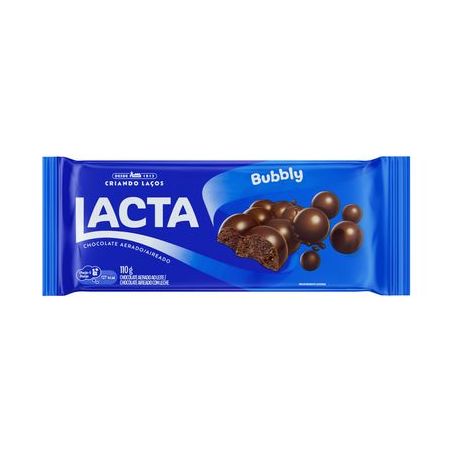 Chocolate Lacta Bubbly Aerado 110G