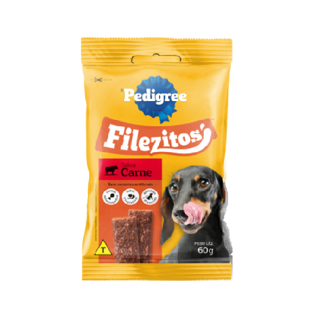 Petisco Filezitos Pedigree Adulto Carne 60g