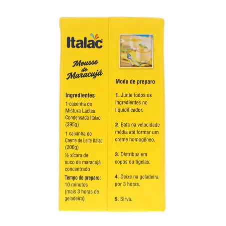 Mistura láctea condensada Italac soro de leite 395g
 360-18