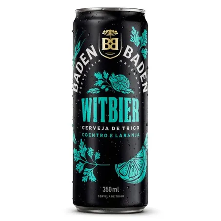 Cerveja Baden Witbier Coentro e Laranja Lata 350ml 
 