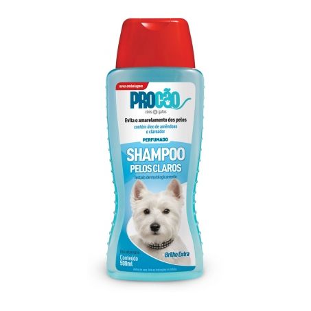 Shamp pet procao pelos claros 500ml