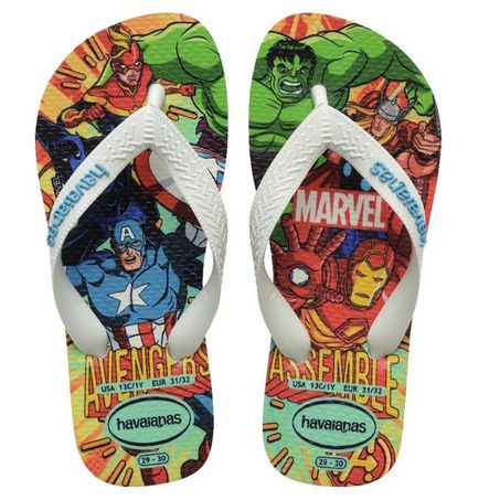 Havaianas kids marvel branco az avangens