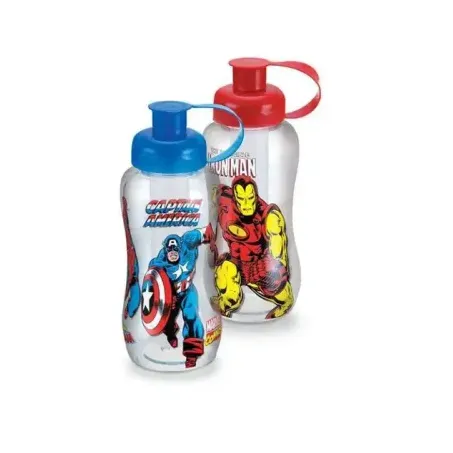 GARRAFA PLAST 600ML MARVEL C/GELO