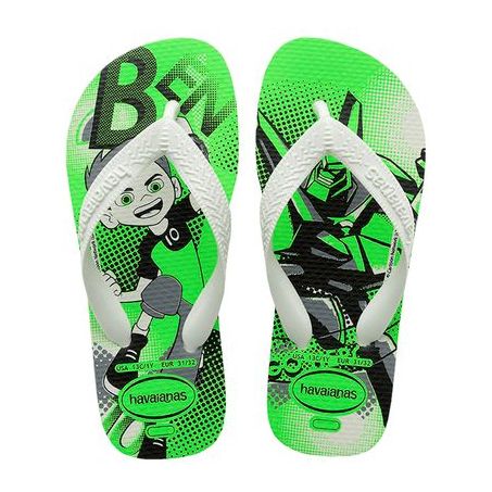SAND HAVAIANAS KIDS BEN 10 FC BRANCO 31/32