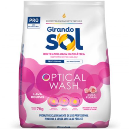 Lava roupas po girando sol sache 7kg rosa