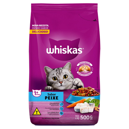 Ração Whiskas 500g - Peixe