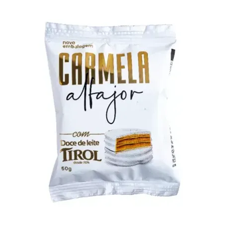 Alfajor carmela branco 50gr