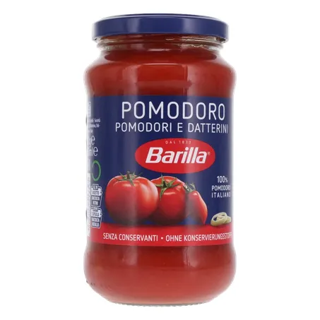 MOLHO TOMATE BARILLA POMODORO E DATTERINI 400G 360-35