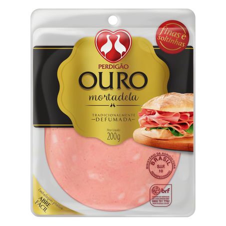 Mortadela defumada perdigão ouro