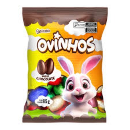 Ovinhos pascoa contentto pacote 85g