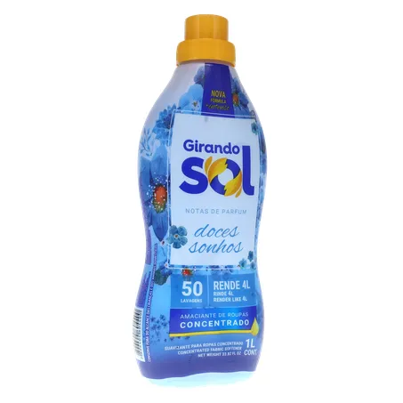 AMACIANTE GIRANDO SOL CONCENTRADO VERMELHO 1L 360-34