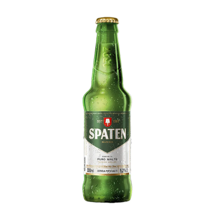 CERVEJA SPATEN MUNICH PURO MALTE GARRAFA 330ML