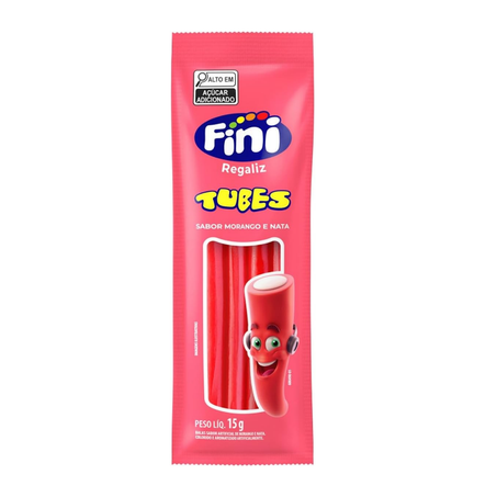 BALA FINI 10G TUBES MORANGO