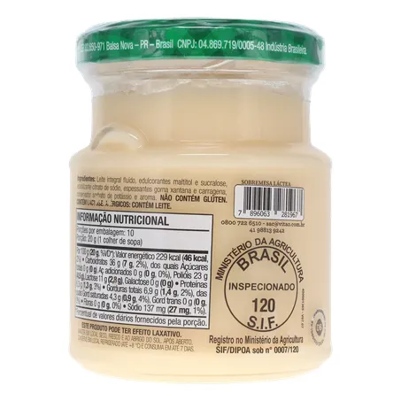 Leite Condensado Zero 200g  - Vitao 360-19