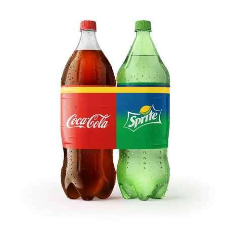 Conjunto Coca-Cola + Sprite 2 Litros - Com 1 Refrigerante Coca-Cola - Tradicional + 1 Refrigerante Sprite - Tradicional - Pet