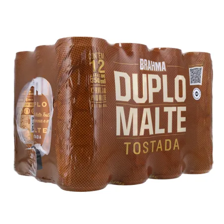 Cerv brahma duplo malte tost lata 350ml 12 un 360-14