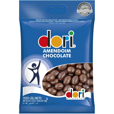 AMENDOIM COM CHOCOLATE DORI 150G