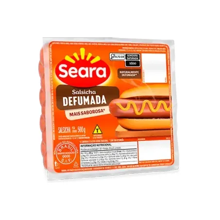 SALSICHA DEFUMADA RF 500G SEARA