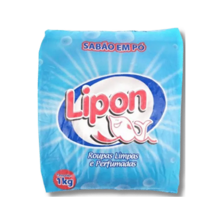 LAVA ROUPAS EM PÓ 1KG LIPON SACHÊ
