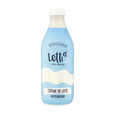 CREME DE LEITE PASTEURIZADO LETTI A2 1L