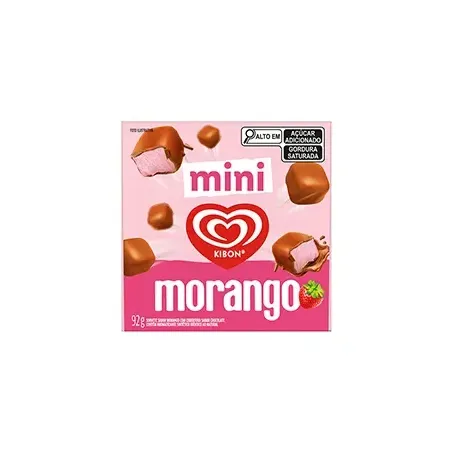 Sorvete Kibon Eskibon Mini Morango 92g
