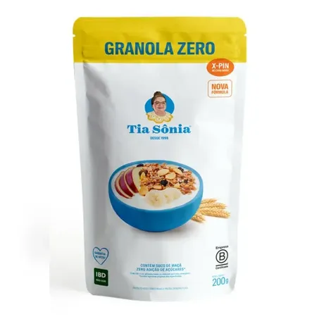 GRANOLA TIA SONIA TRADICIONAL ZERO 200G