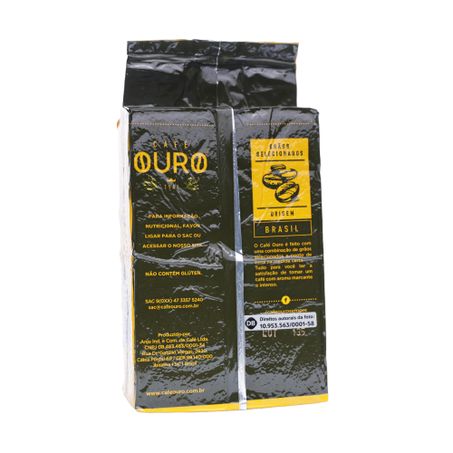 CAFÉ PÓ OURO VÁCUO TRADICIONAL 500G 360-28