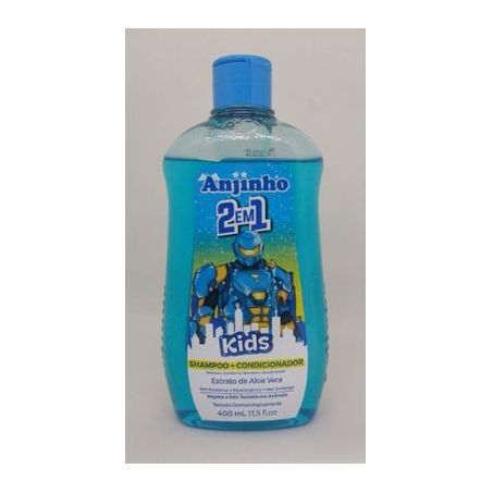 Shampoo 2 em 1 anjinho kids azul 400ml
