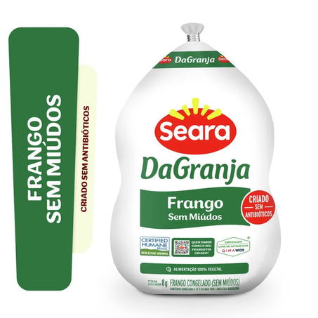 FRANGO DAGRANJA SEARA SEM ANTIBIÓTICOS KG