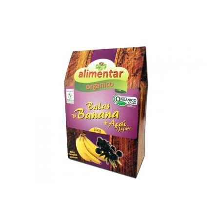 BALA ALIMENTAR 100G BANANA/AÇAÍ
