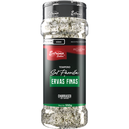 Sal parrilla ext sabor 550g ervas finas