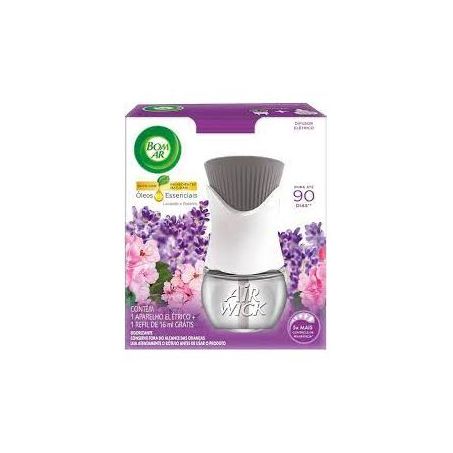 BOM AR APARELHO + REFIL 16ML LAVANDA