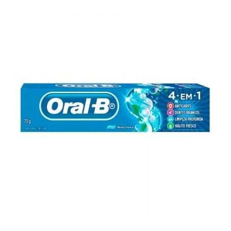 Creme dental oral b 4 em 1 70g