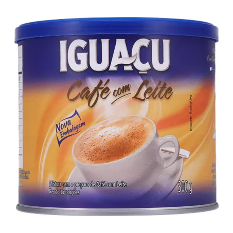 MISTURA CAFÉ C/LEITE IGUAÇU 300G