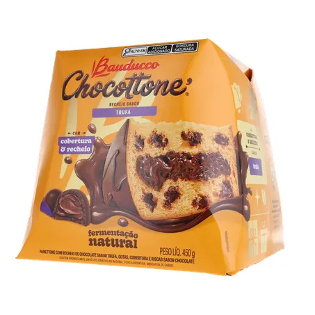 PANETTONE BAUDUCCO CHOCOTTONE TRUFA 500G 360-2