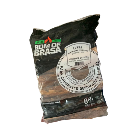 Lenha bom de brasa 8 kg