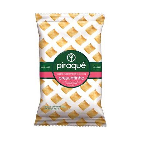 Biscoito Piraquê Presuntinho Pacote 100G
