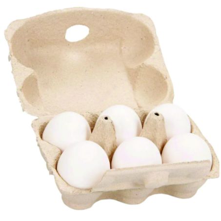 Ovos granja nienow com 6un branco